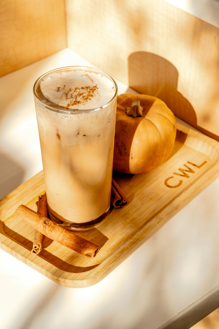 Pumpkin spice latte frío