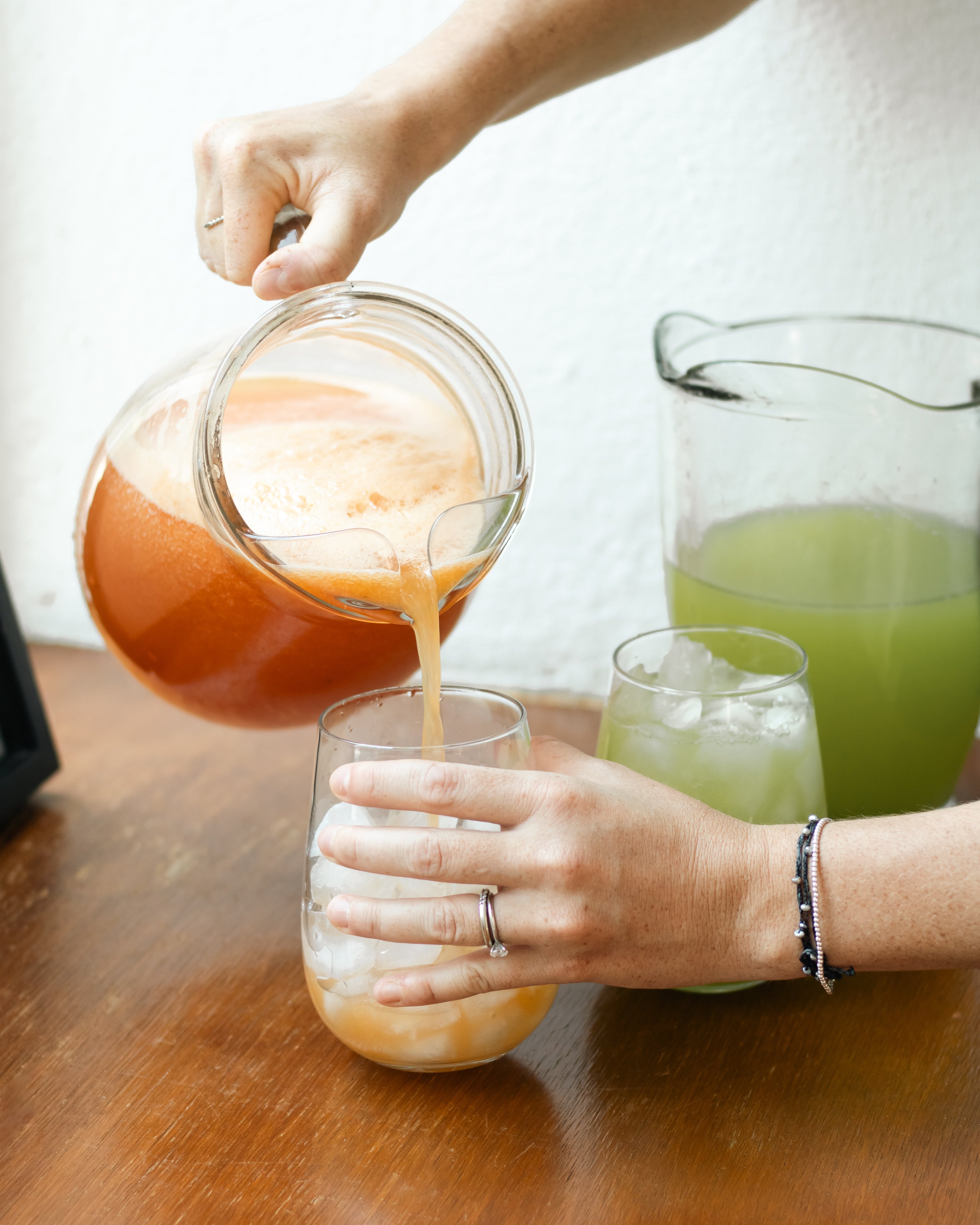 Agua de naranja con cúrcuma