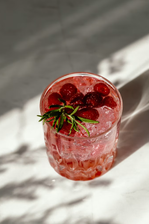 Mocktail de frambuesa