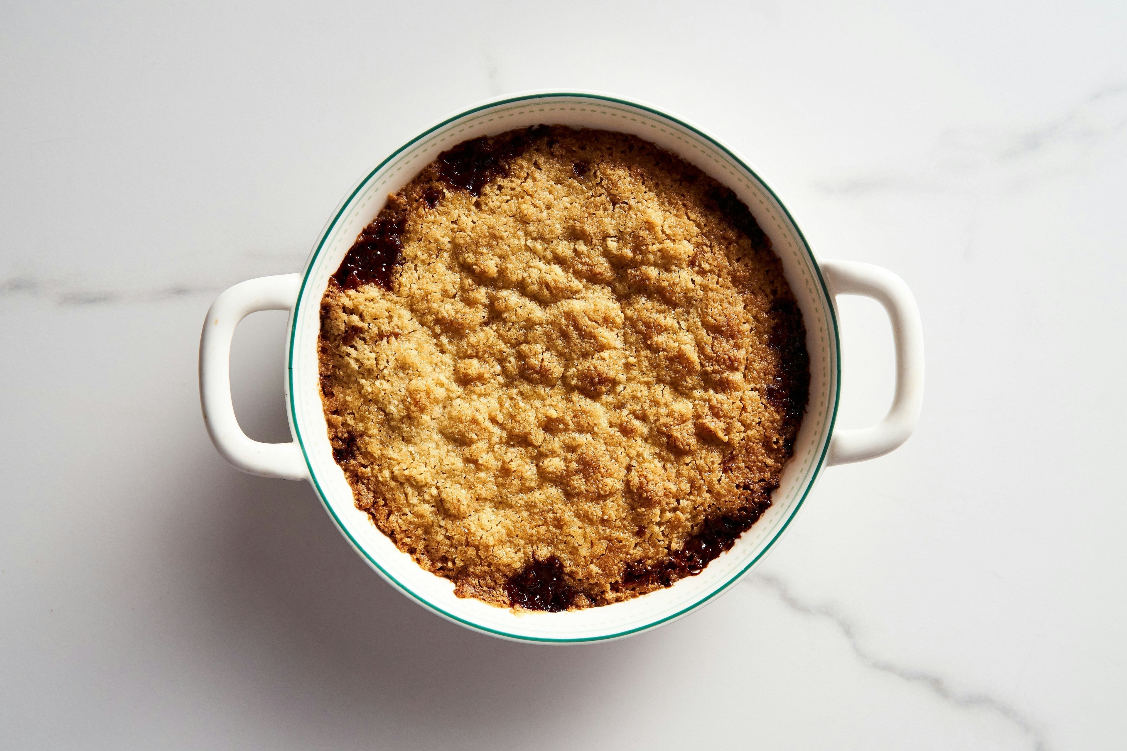 Crumble de Manzana y Canela Saludable