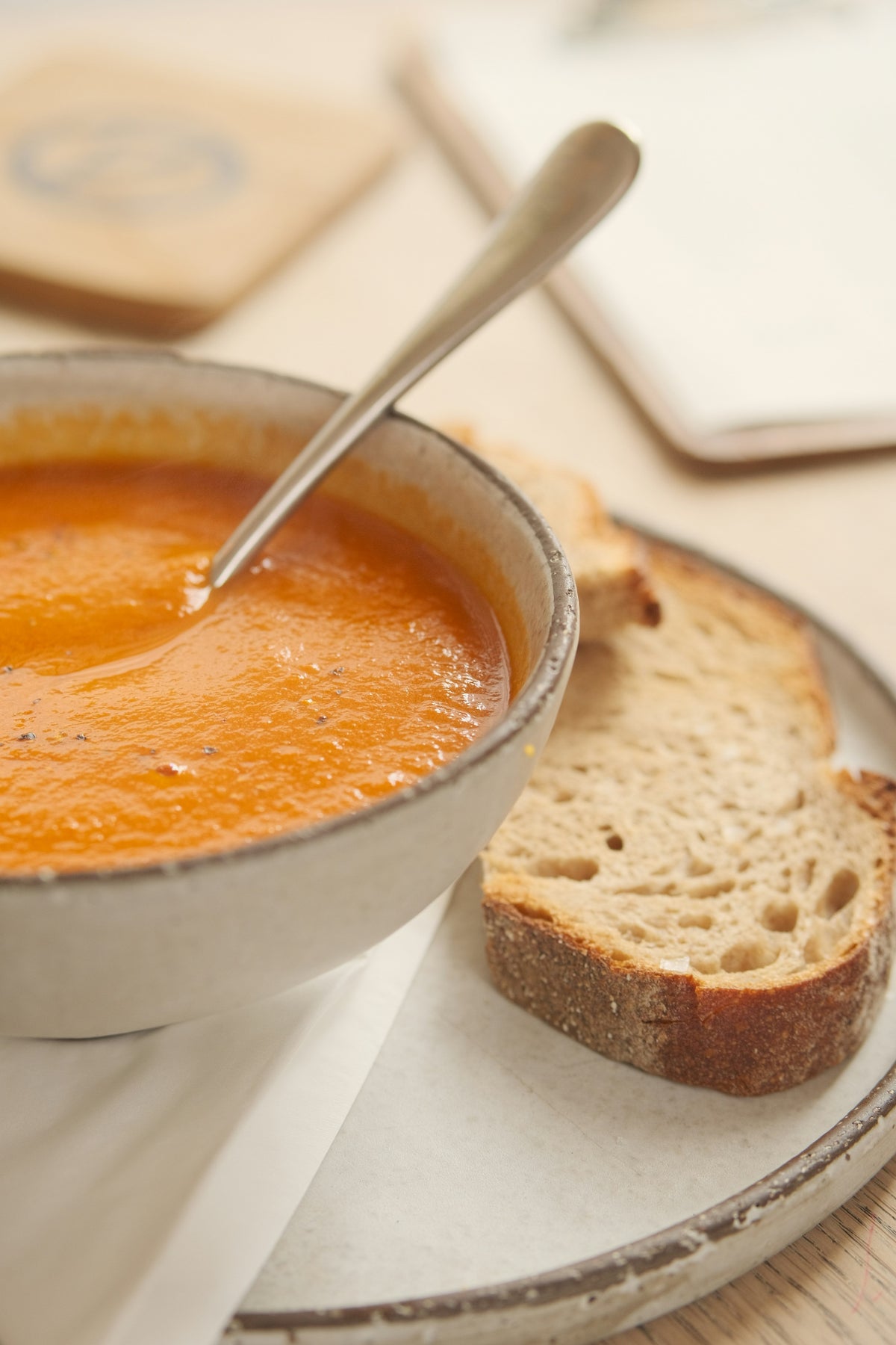 Crema de zanahoria con cúrcuma