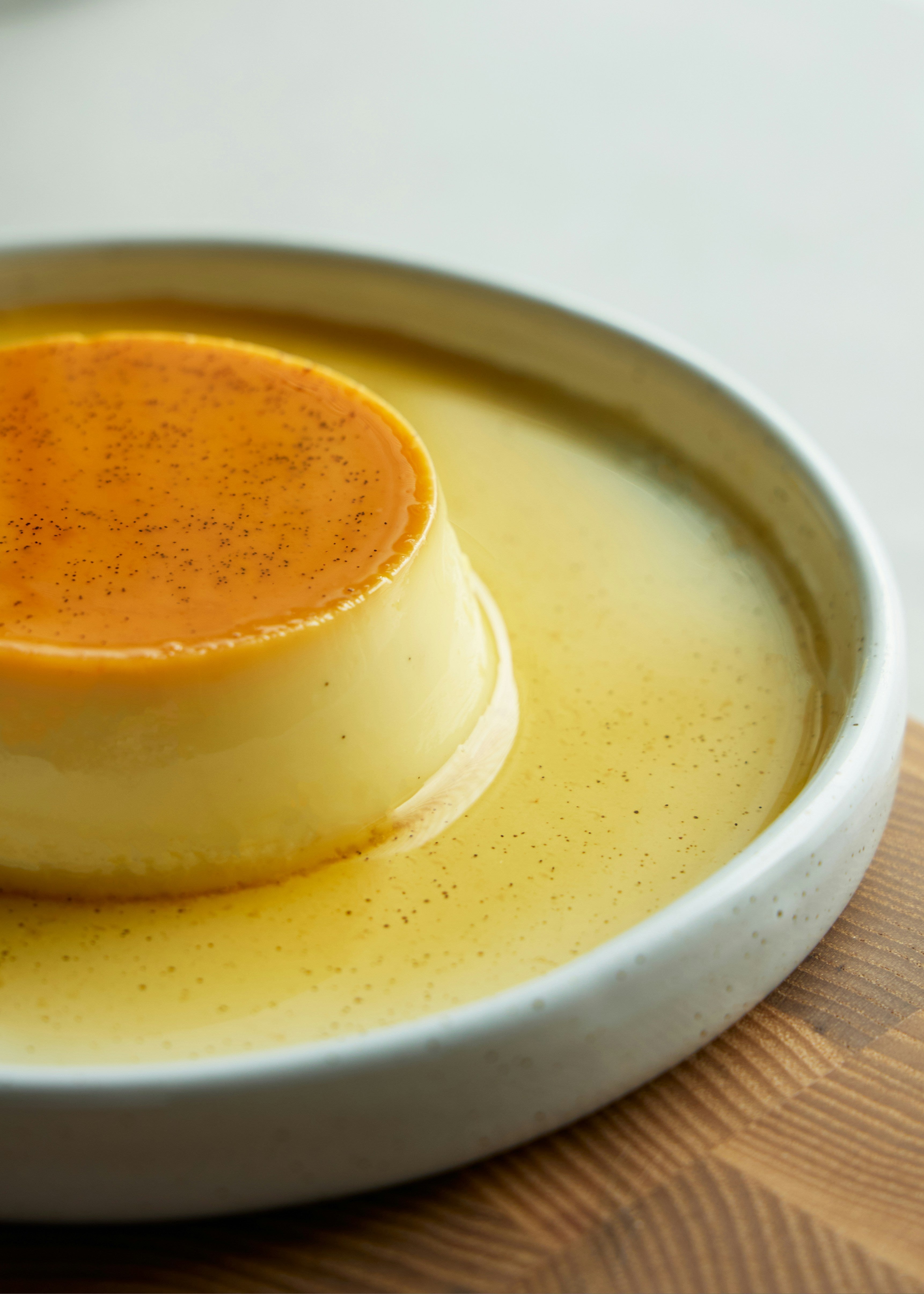 Flan Casero con Caramelo Sin Azúcar