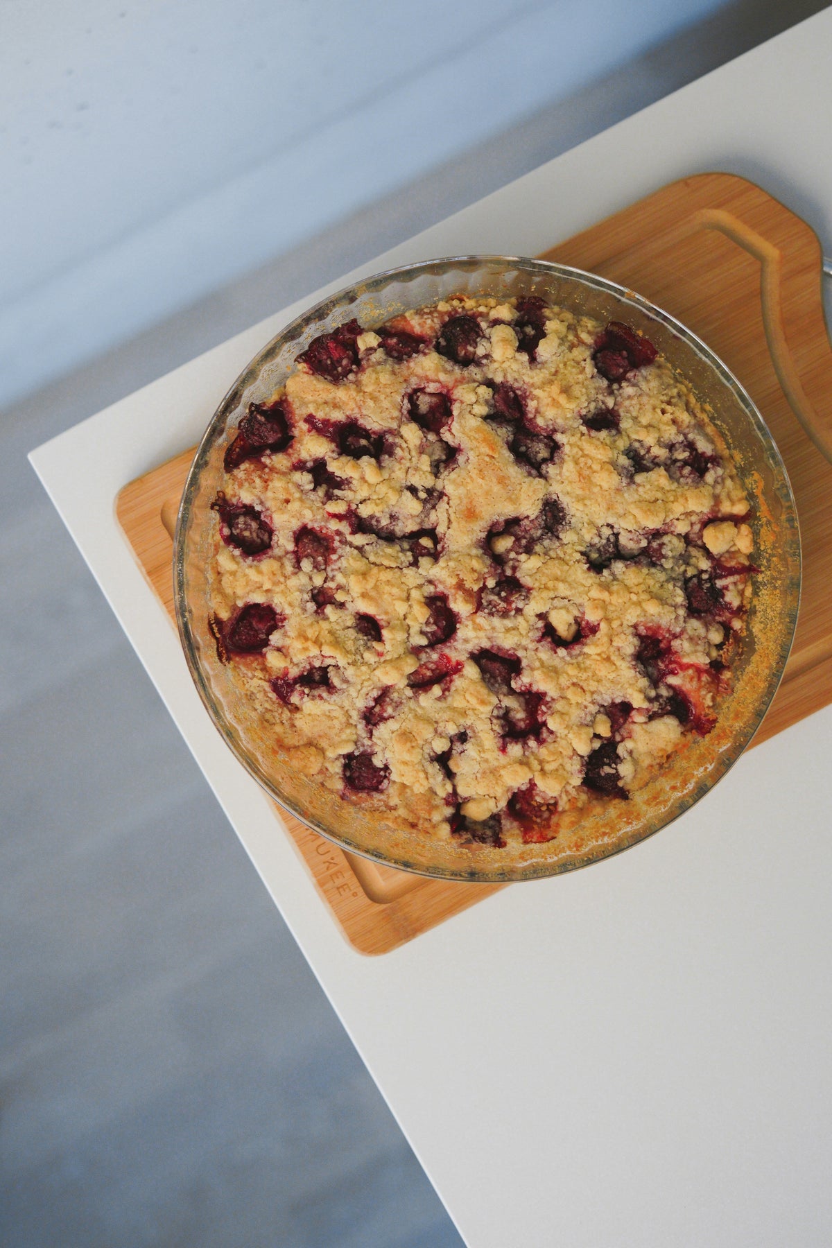 Crumble de frutos rojos
